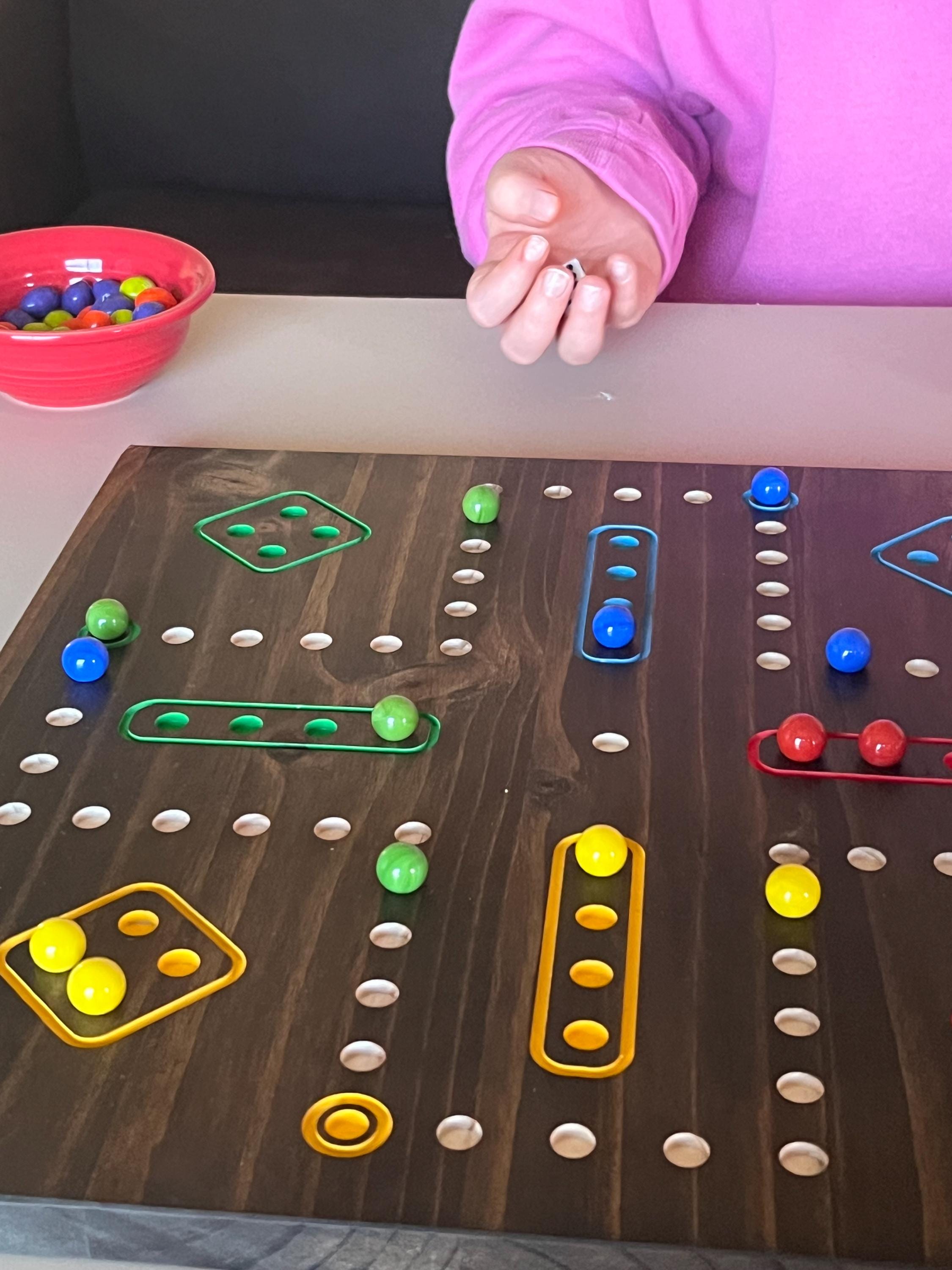 Aggravation | Double sided 6-player and 4-player Wooden Dice Marble Game | Board Game | Trouble | Sorry | Family Game Night