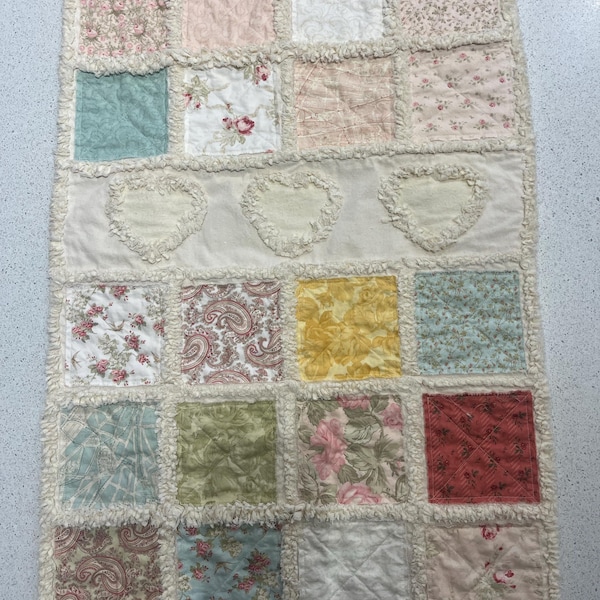 Reversable Rag Quilt Pattern Double-sided Rag Quilt Tutorial PDF | Reversible Baby Quilt Pattern ...