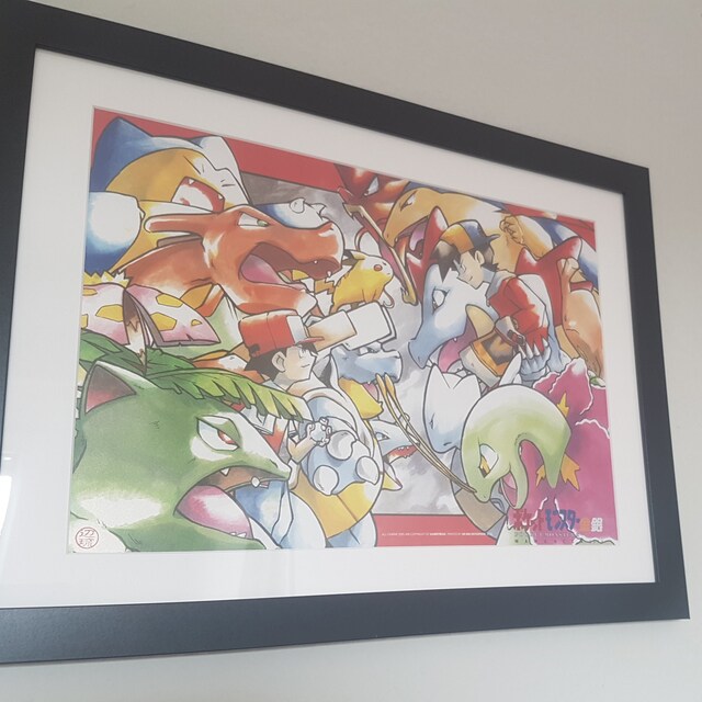 Pokémon 2000 Lugia & Kanto Trio A4 Printed Poster FINAL 