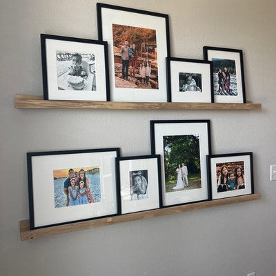 DIY PAINT-READY Ledge: Solid Poplar Floating Picture Ledge, Floating ...