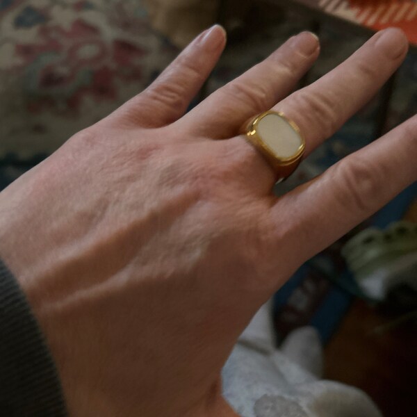 Open Circle Statement Ring, Great Gift for Her. Wedding Inspiration ...