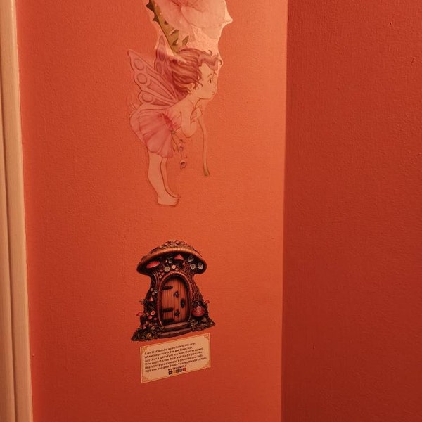Mushroom Cottage Fairy Door Decal - Etsy