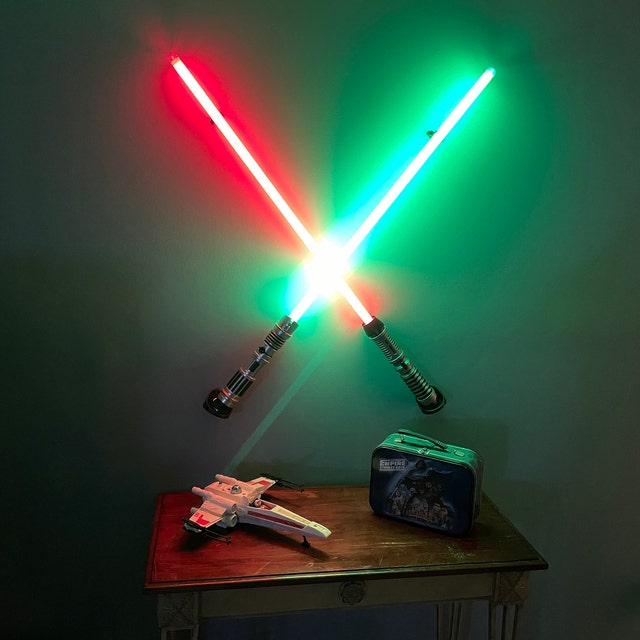 Présentoir Mural Pour Sabre Laser En Acrylique Transparent - Zaplyte
