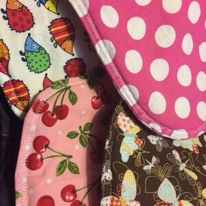 Bibs for Girls Dignity Bib Girls Toddler Bib Pink Polkadot Bib Large Bibs Special Needs Bib