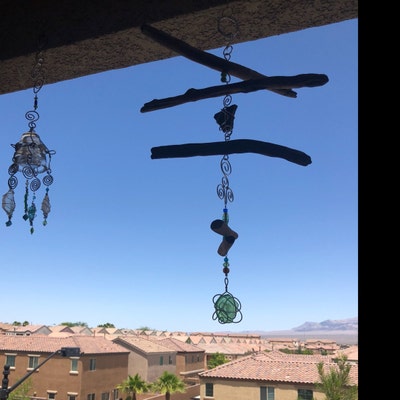 Rustic Fish Art Made With Vintage Beach Pottery and Reclaimed Wood ...