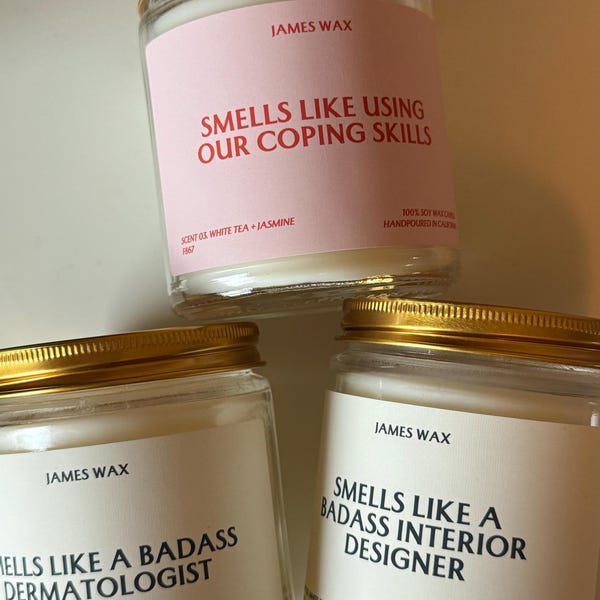 Fairy's Gift Scented Candle For New Dad - Funny First Time Father Gift, 9oz, 50-Hour Burn, Baby Shower, Christmas Present