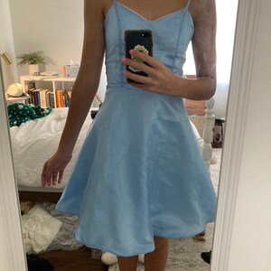 Strap Prom Dress Pattern A-line Midi 