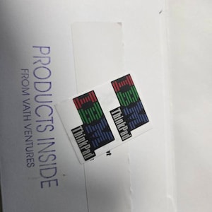 IBM IT傘 ThinkPad 10周年ノベルティ IBM Thinkpad Sticker / Badge 16 X 27mm / 5/8