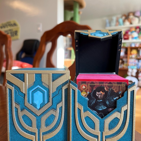 Hextech Deckbox - Riftbound - Etsy
