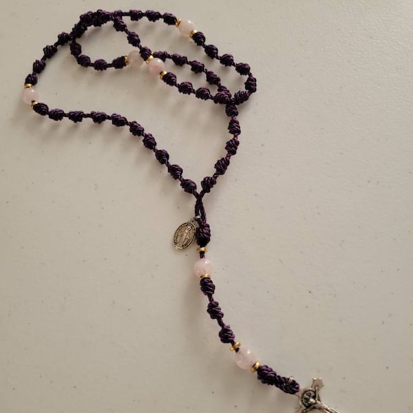 PREPARE Knotted Rosary | Rope Rosary |twine Rosary | Cord Rosary ...