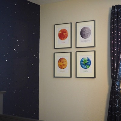 Planet Print Set Planet Printables Solar System Printables Solar System ...