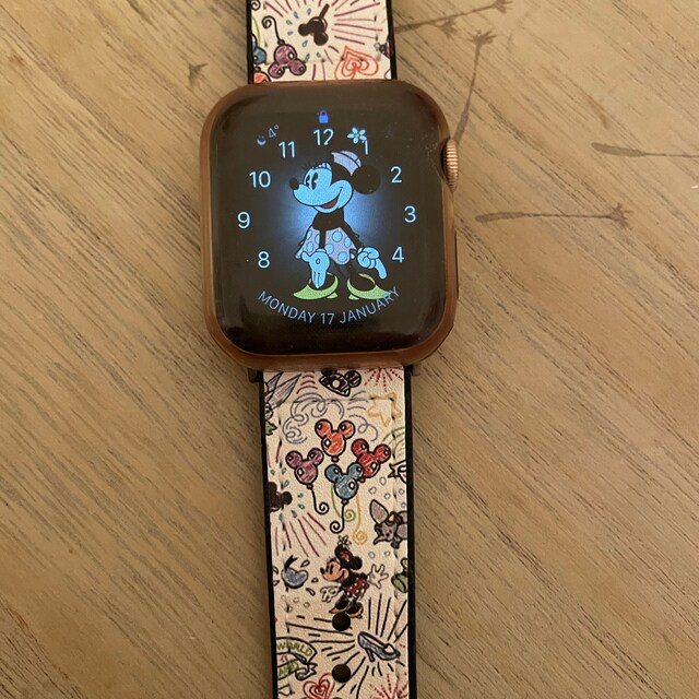 ☆US Disney Parks☆Apple Watchストラップ パークフード柄 Theme Park Apple Watch Band 38 40 41 Mm and 42 44 45 49 Mm