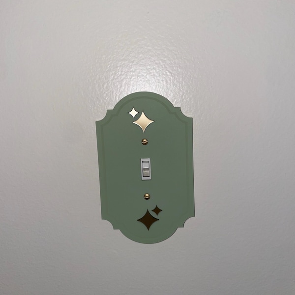 Wavy Wiggle Light Switch Plate - Scalloped Double Rocker Switch Plate ...