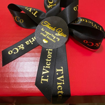 Personalized Holiday Ribbon, 10 Yards 30 Feet 7/8 Professionally ...