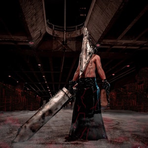  Mtxc Silent Hill Cosplay Pyramid Head Broadsword Black :  Clothing, Shoes & Jewelry