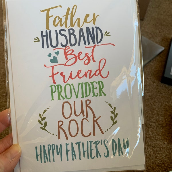 Husband Card, Husband Father's Day Card, Father's Day Card, Greeting ...
