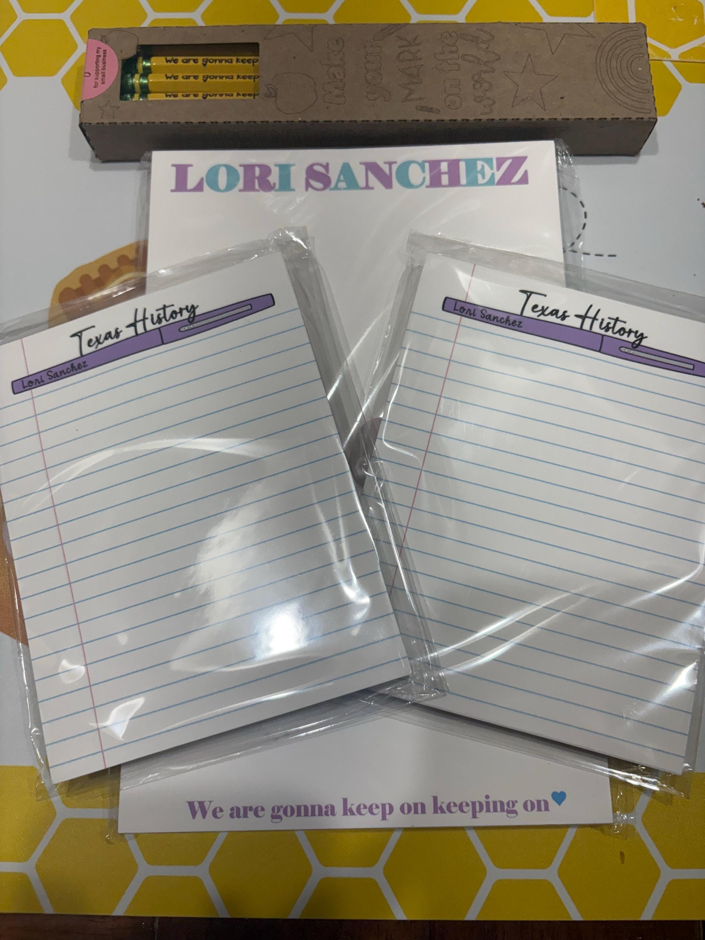 Teacher Notepad, Teacher Appreciation Gift, Cute Teacher Gift, Personalized Teacher Gift, Teacher Christmas Gift, Back to School Gift