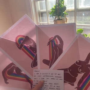 Rainbow Nudes A5 Prints - Etsy