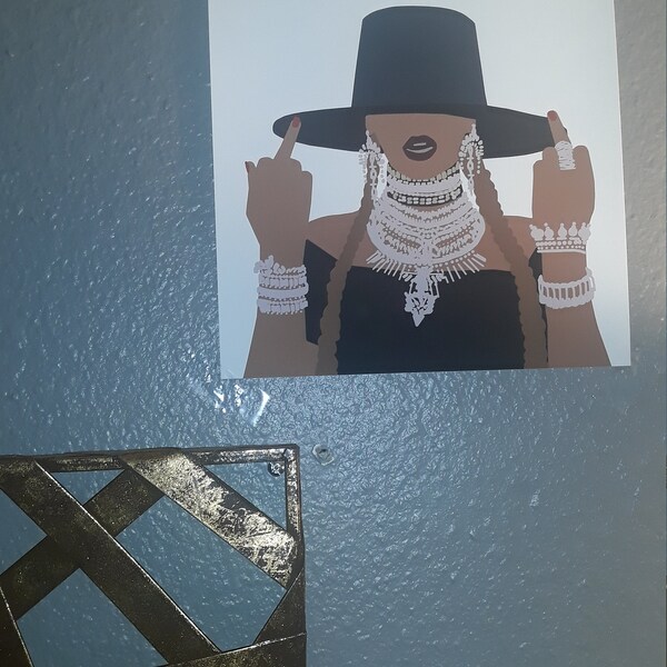 Beyonce Formation Poster, Bey Middle Finger- Feminist Print - Etsy