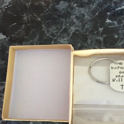 HUTIMY Baptismal Gifts For Adults Keychain Women Teenagers
