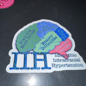 Iih Ribbon Color IIH Awareness, Iih Sticker, Iih Warrior, Iih Ribbon, Iih, Intracranial ...