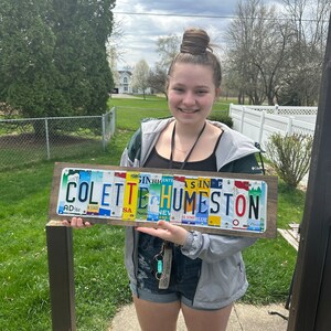 Custom License Plate Signs, Personalized Gift, Custom Gifts, Unique ...
