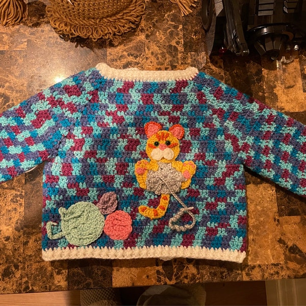 Crochet Pattern - INSTANT PDF DOWNLOAD - Nellas Cottage - Crazy Cat ...