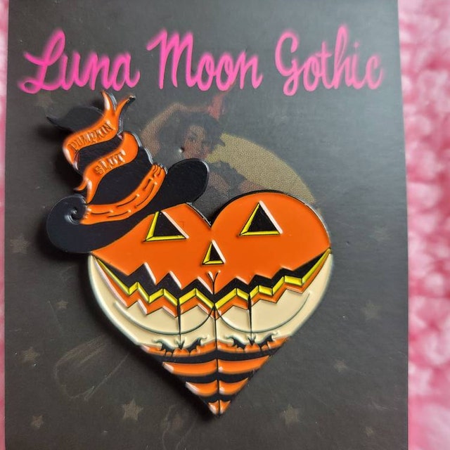 Pumpkin Slut Booty Halloween Enamel Pin - Etsy