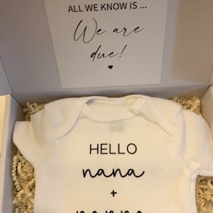Baby Reveal To Grandparents Pregnancy Reveal To Grandparents Pregnancy Announcement Gift Box Baby Reveal To Grandparents Pregnancy Reveal To Grandparents Pregnancy Announcement Gift Box