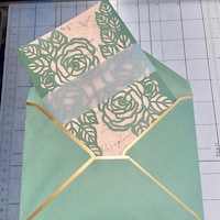 Plantilla de sobre de invitación de carruaje de princesa SVG, SVG de ...