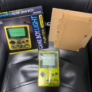 Game Boy Light Clear Yellow [japan] - Reproduced Replacement