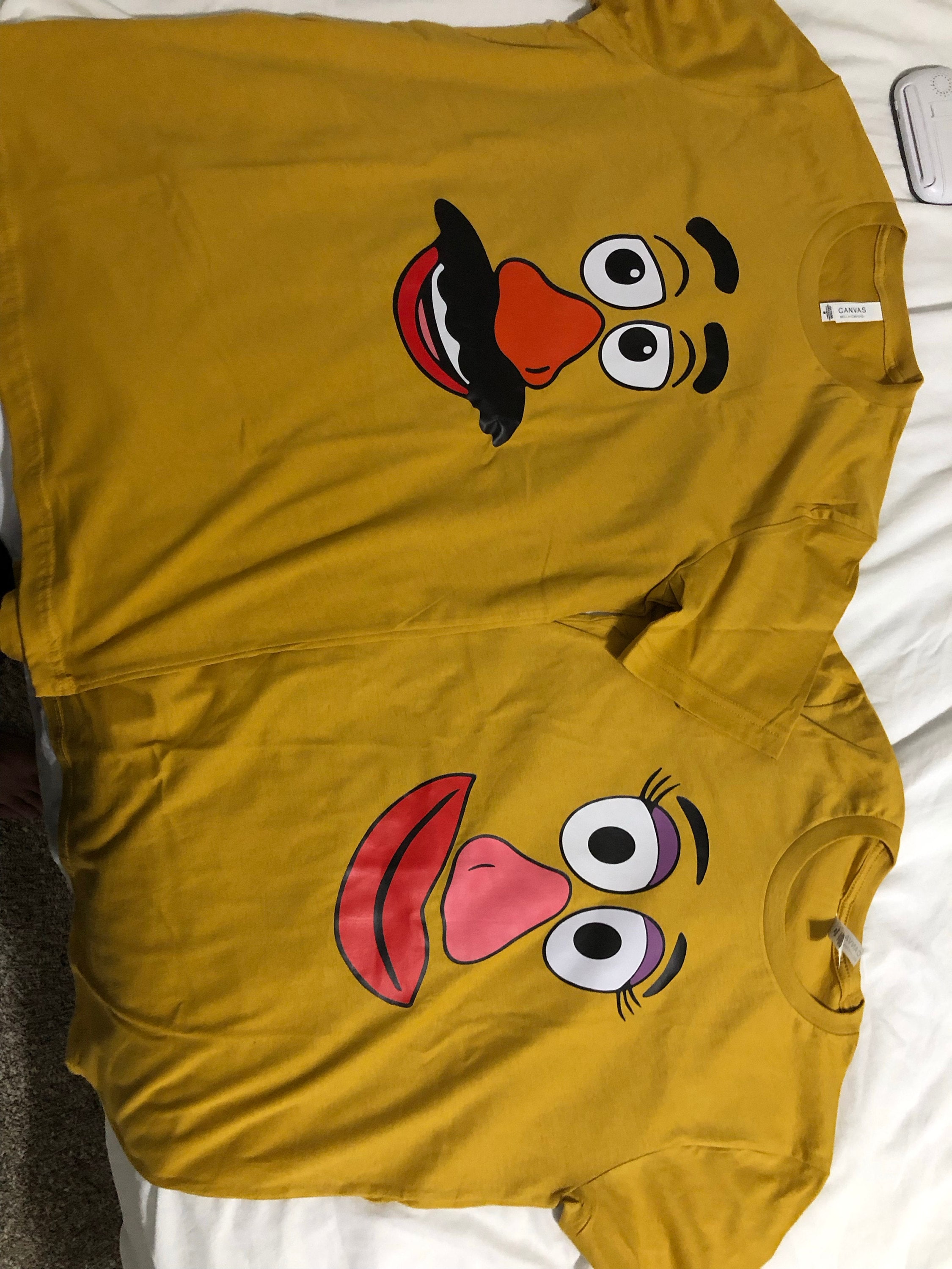 Mr Potato And Mrs Potato Head Shirts, Cute Thanksgiving Halloween Fall Family Couple Matching Tee Shirt