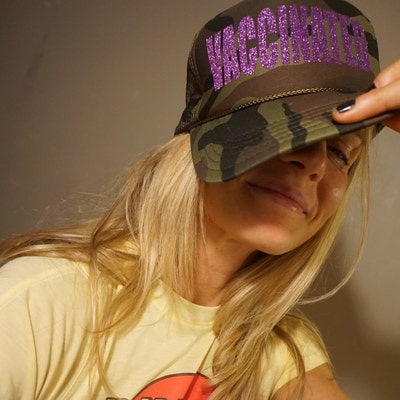 Quilted Heart Trucker Hat
