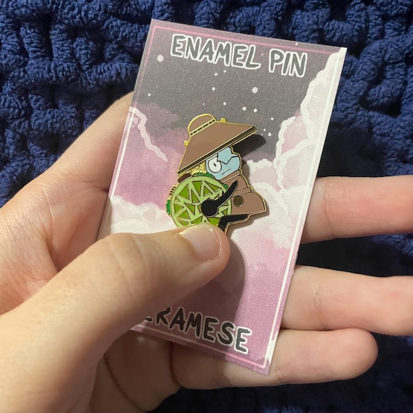 HFJONE Airy Enamel Pin, Acrylic Keychain, and Holographic Vinyl Sticker ...