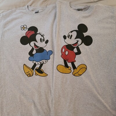 Vintage Mickey and Minnie Couples T-shirts Couples Mouse - Etsy