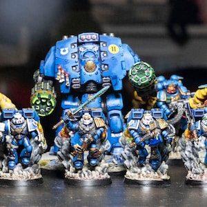 WARHAMMER 40K SALAMANDERS Primaris Redemptor Dreadnought EUR 227,82 - IT - Foto 4