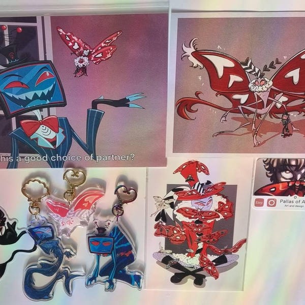 Hazbin Hotel Vees ‘helle’ Print - Etsy