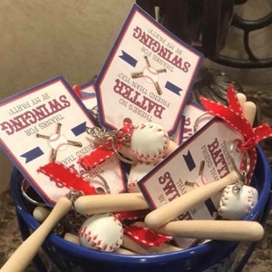 baseball favor instant tags kruse beth custom