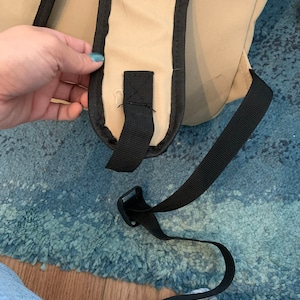 Cotton Canvas Basic Bag Everyday Bag Travel Large Pockets Washable Tota ...
