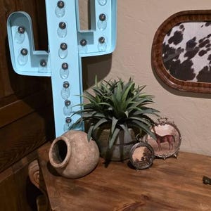 Cactus Marquee Sign 36