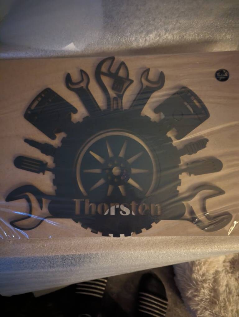Cadeau pour le maître de l'atelier automobile, décoration murale pour les employés de l'atelier automobile, anniversaire de mécanicien automobile