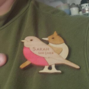 Sarah added a photo of their purchase