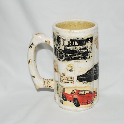 4 Decoupage Napkins Classic Cars Vintage Car Napkins Truck Napkins