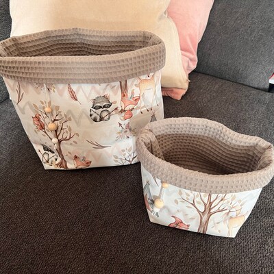 2er-Set Schnullerketten Aus Baumwolle Mit Buchenholz-Clip - Praktisch & Sicher Für Babys