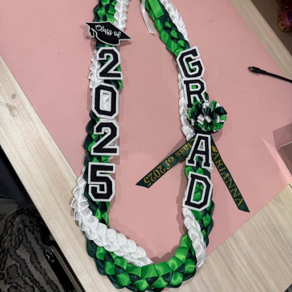 Custom Graduation Ribbons Handmade Custom Colors Open Graduation 5/8