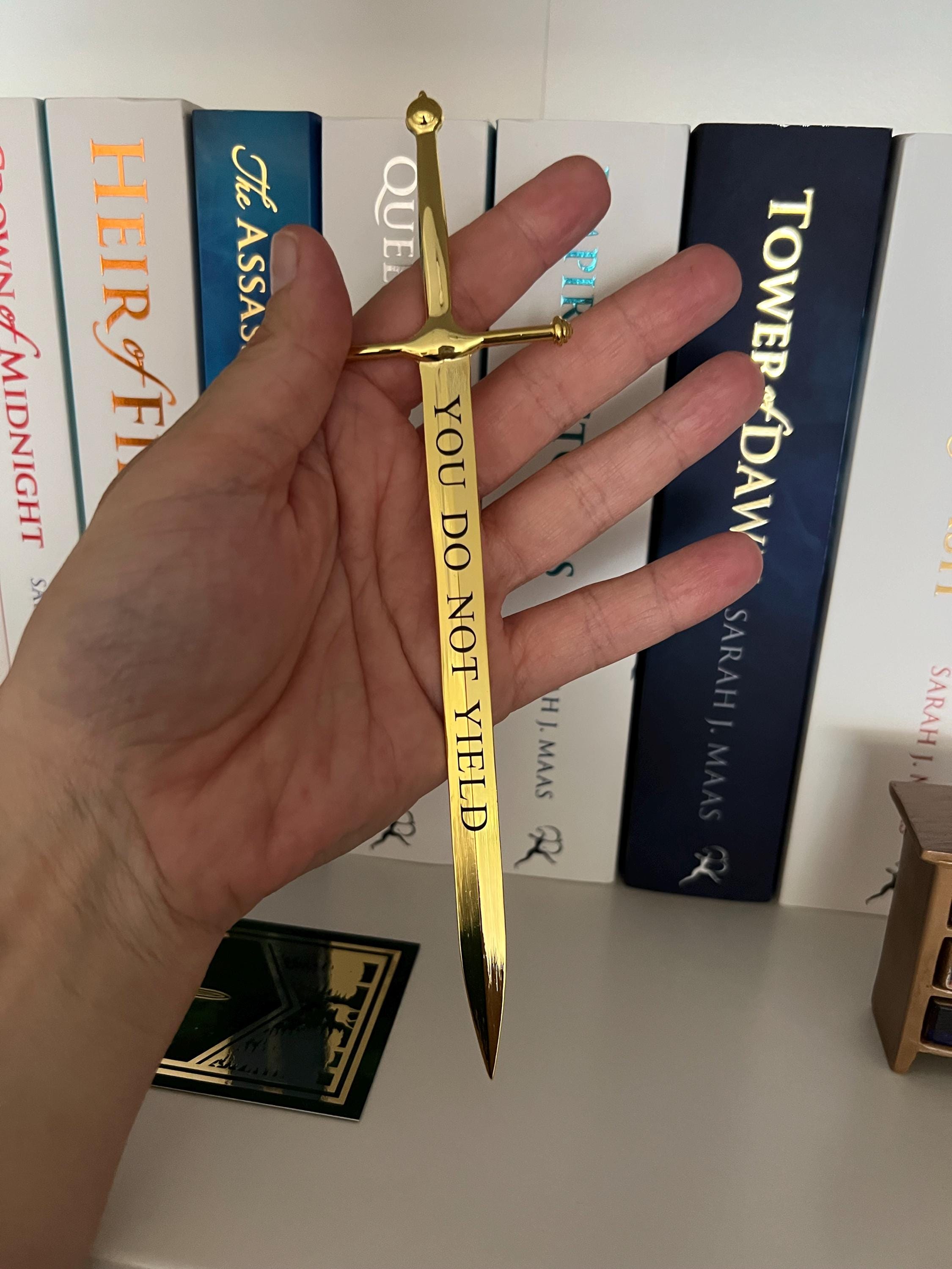 Throne Of Glass Sword Bookmark & ACOTAR Letter Opener