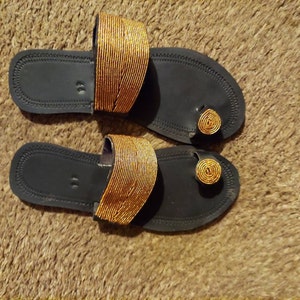 ON SALE African Gladiator Sandal/gold Sandals/sandals for | Etsy
