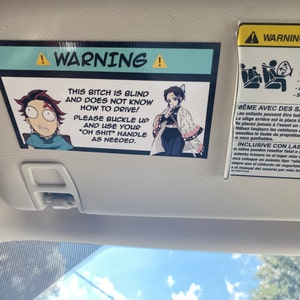 Car Warning Sticker - Etsy