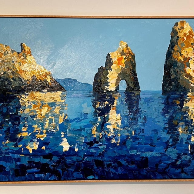 【お値下げ】イタリア画家 アルプスの牧場の油絵 お値下げ】イタリア画家 アルプスの牧場の油絵 お値下げ