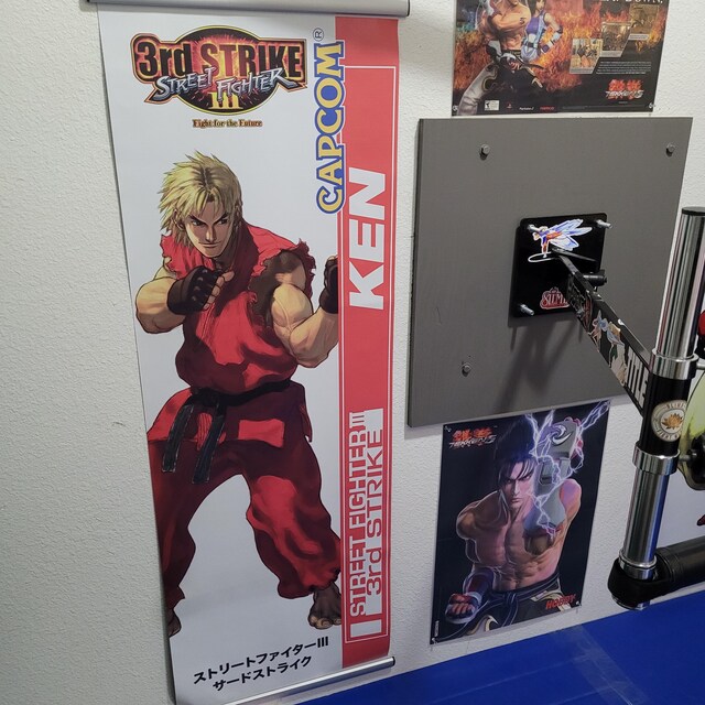 Street Fighter III 3rd Strike - KEN Arcade Video Game FLYER Banner